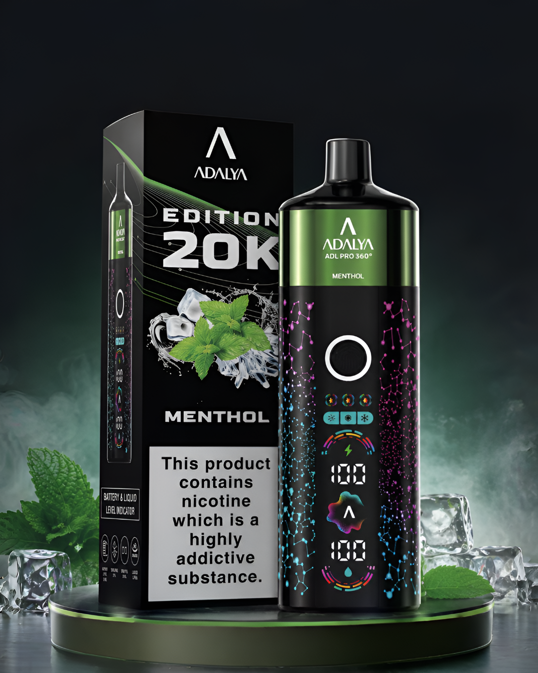Banner do modelo Adalya ADL PRO 360 Grape